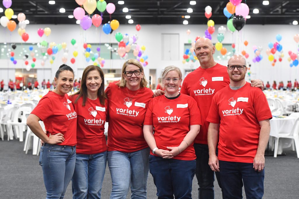 Sarah Foundation members volunteer at a Variety Kids SA charity disco